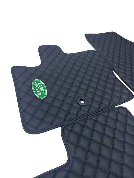 Range Rover Evoque Waterproof All Model Custom Car Land Rover Floor Mats, Leather, Front Rear Carpet Liner, Land Rover Car Floor Mats