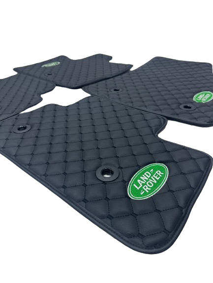 Land Rover Discovery Waterproof All Model Custom Car Land Rover Floor Mats, Leather, Front Rear Carpet Liner, Land Rover Car Floor Mats