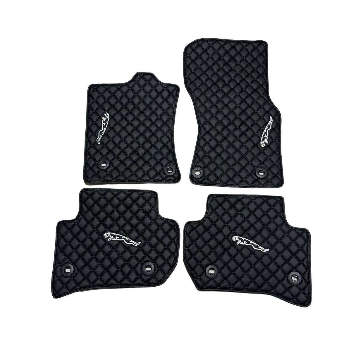 Jaguar X Type Waterproof All Model Custom Car Jaguar Floor Mats, Leather, Front Rear Carpet Liner, Jaguar Car Floor Mats