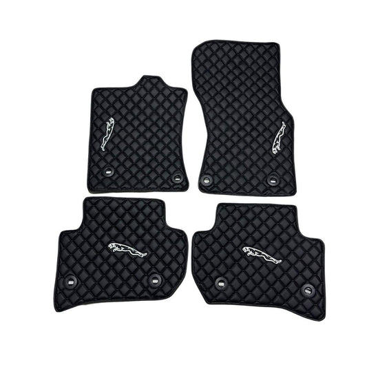 Jaguar E Type 1971-1975 Waterproof All Model Custom Car Jaguar Floor Mats, Leather, Front Rear Carpet Liner, Jaguar Car Floor Mats