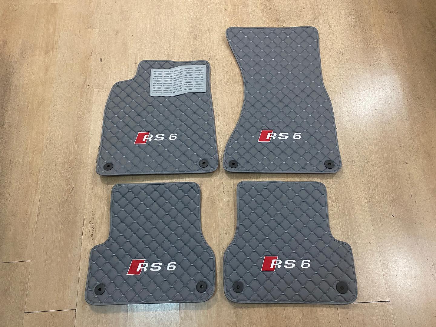 Audi Rs6 Car Floor Mats Set, All Audi Rs6 Models Waterproof Custom Car mat set