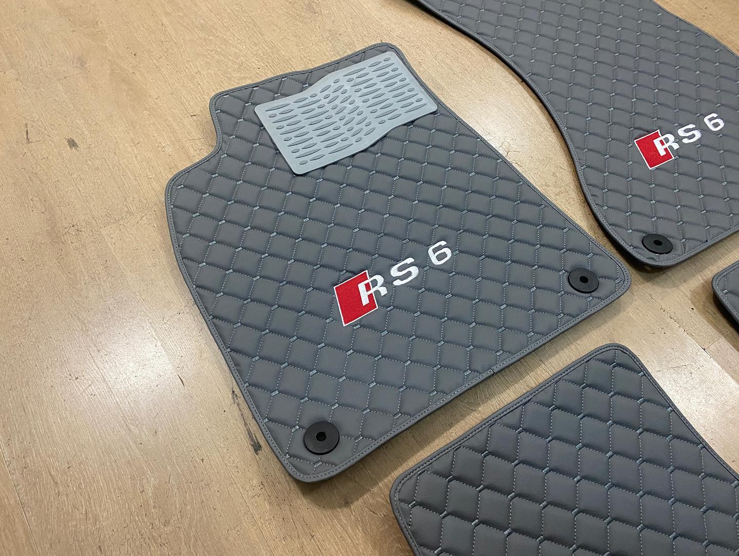 Audi Rs6 Car Floor Mats Set, All Audi Rs6 Models Waterproof Custom Car mat set