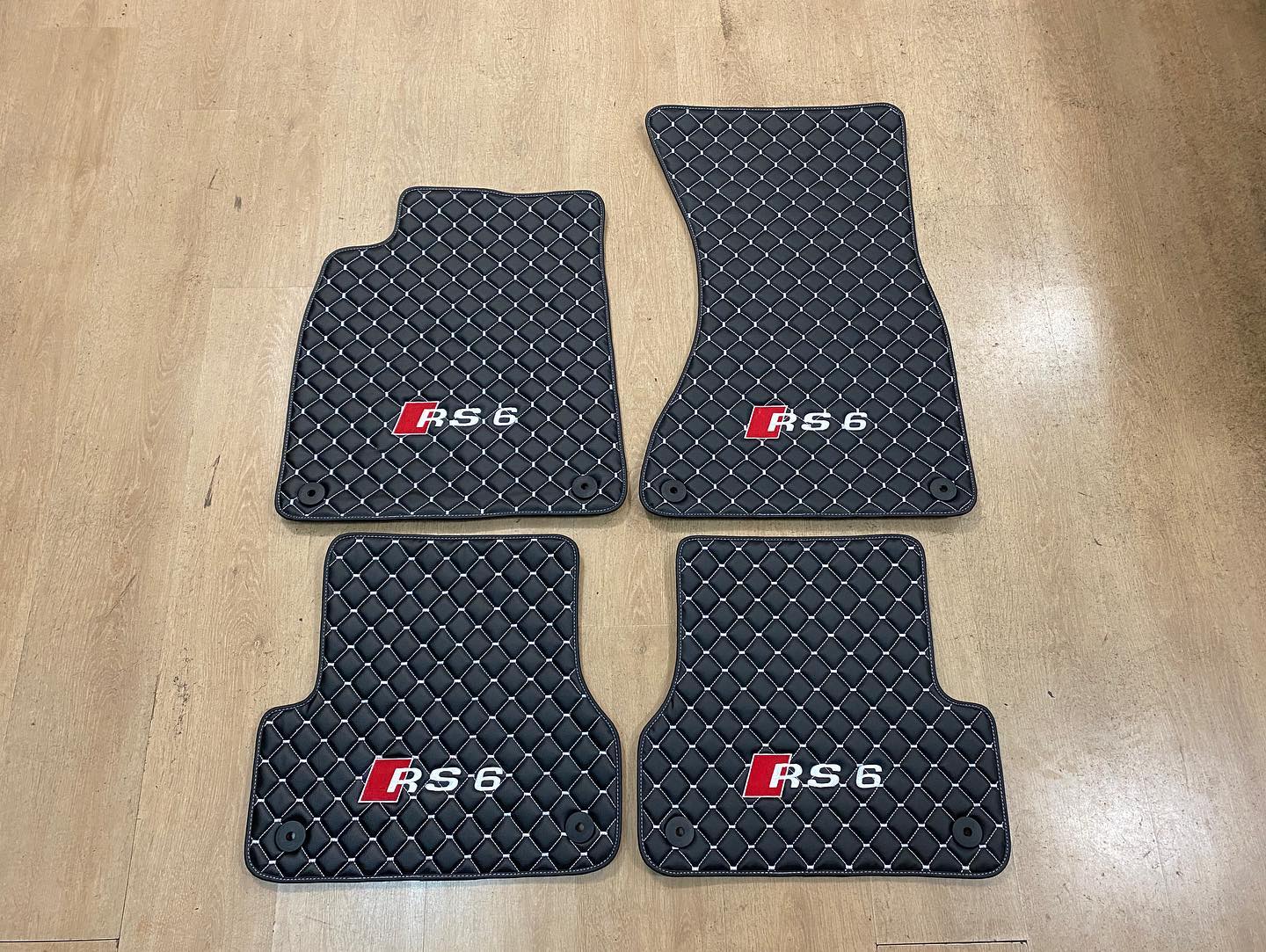 Audi Rs6 Car Floor Mats Set, All Audi Rs6 Models Waterproof Custom Car mat set