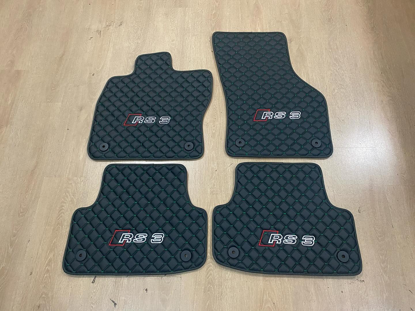 Audi Rs3 Car Floor Mats Set, All Audi Rs3 Models Waterproof Custom Car mat set