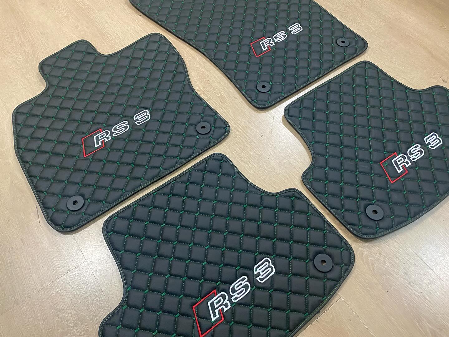 Audi Rs3 Car Floor Mats Set, All Audi Rs3 Models Waterproof Custom Car mat set