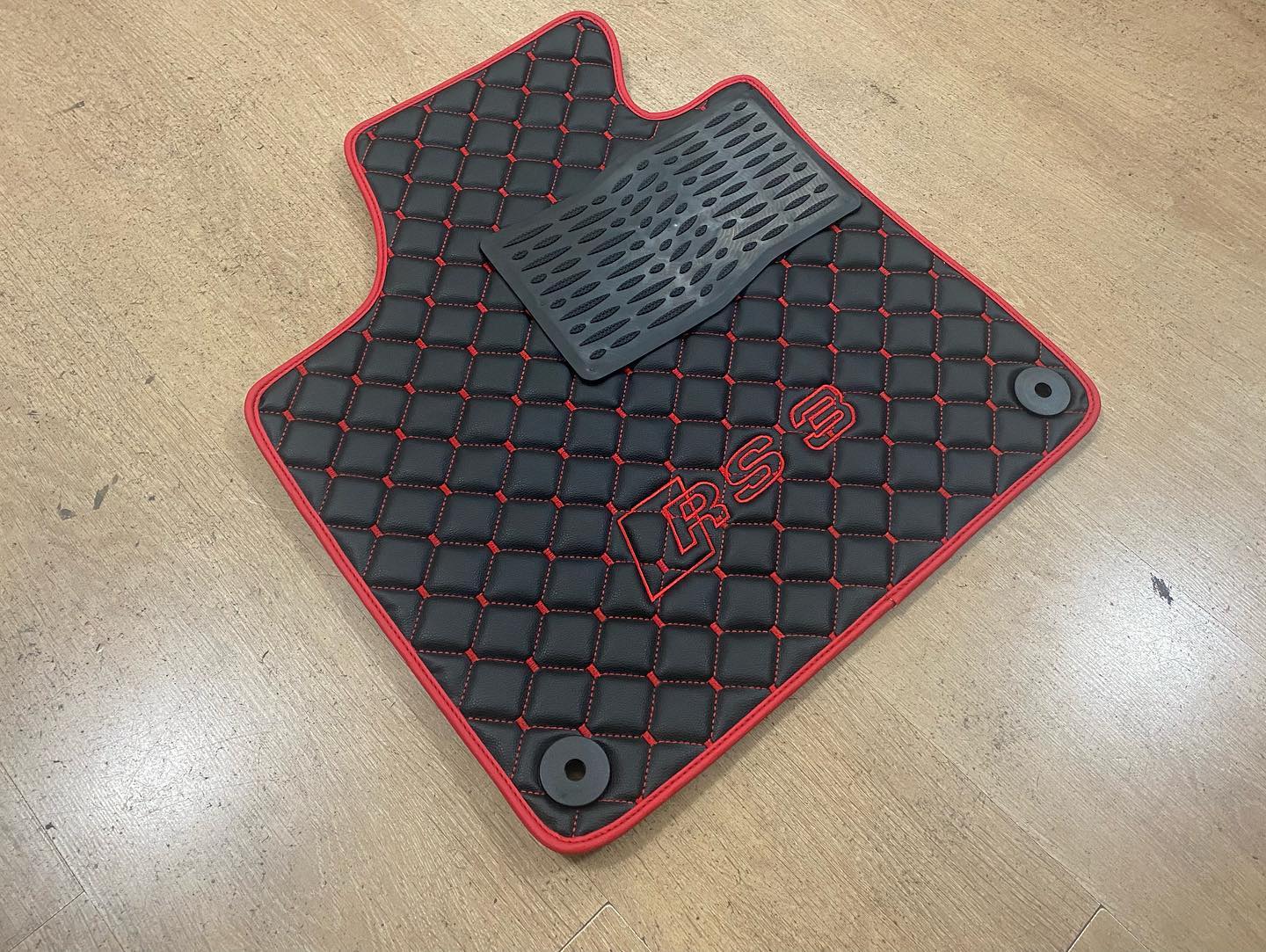 Audi Rs3 Car Floor Mats Set, All Audi Rs3 Models Waterproof Custom Car mat set