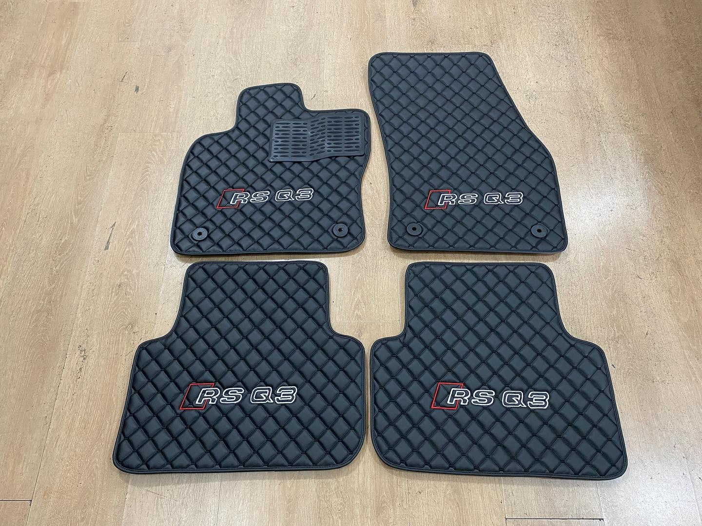 Rs Q3 Leather Car Mat Set 4x, Waterproof and Custom Fit