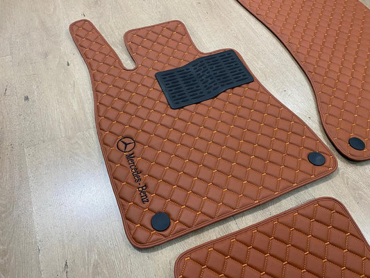 Mercedes Benz Car Floor Mats Set, All Mercedes Benz Models Waterproof Custom Car Mat Set