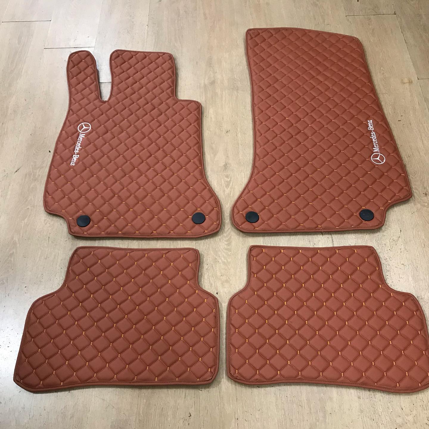 Mercedes Benz Car Floor Mats Set, All Mercedes Benz Models Waterproof Custom Car Mat Set