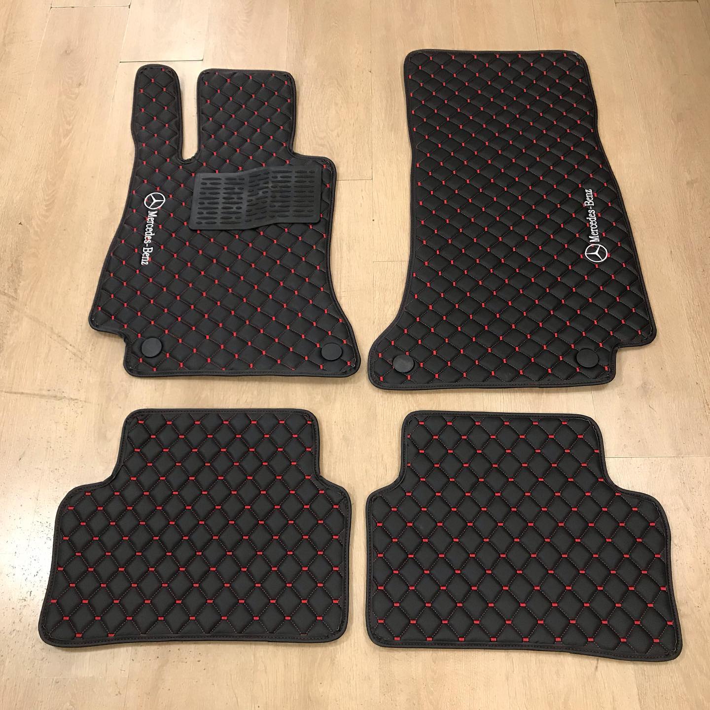 Mercedes Benz Car Floor Mats Set, All Mercedes Benz Models Waterproof Custom Car Mat Set