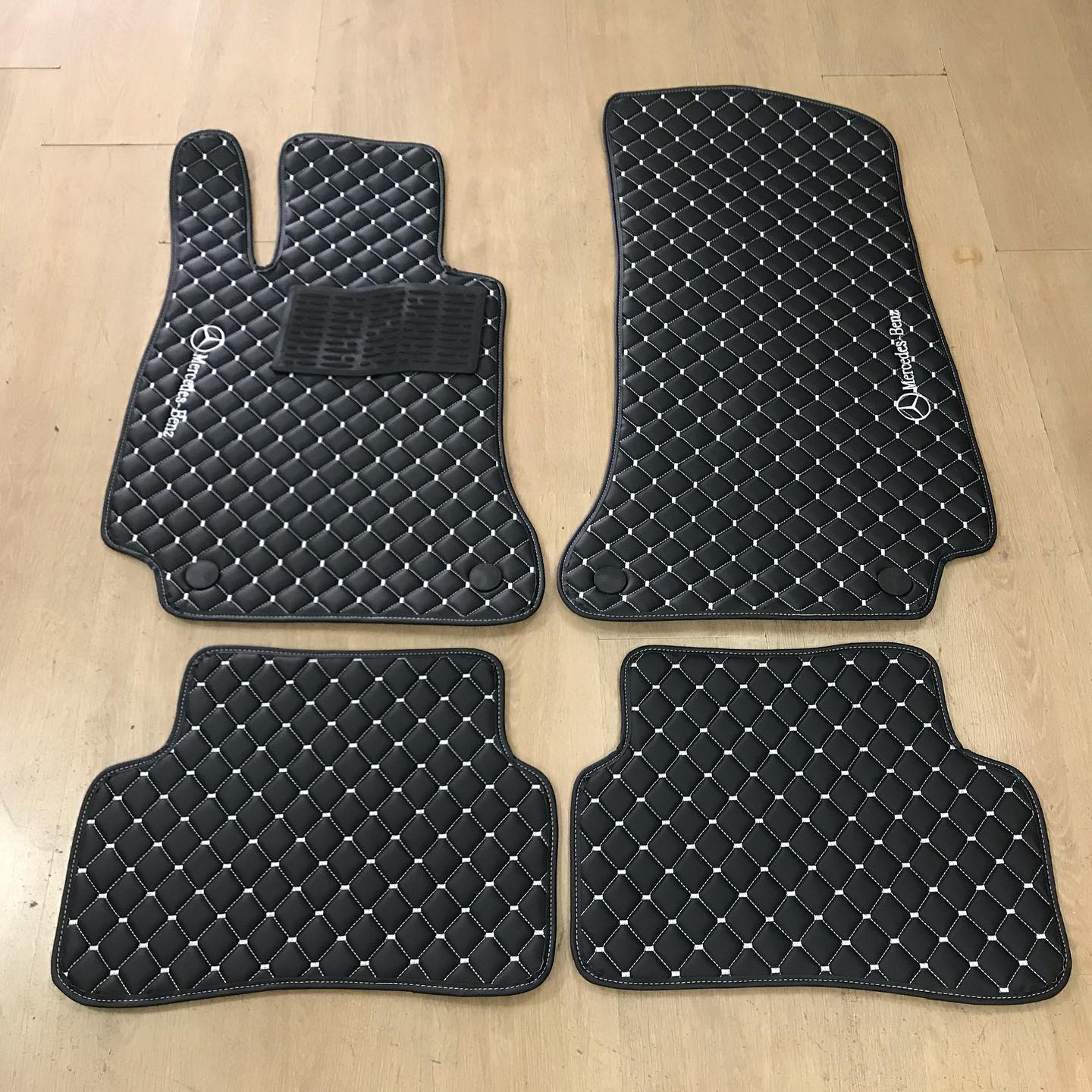 Mercedes Benz Car Floor Mats Set, All Mercedes Benz Models Waterproof Custom Car Mat Set