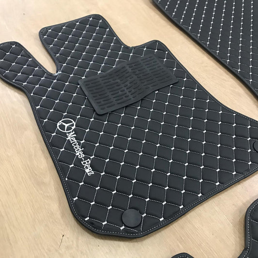 Mercedes Benz Eqc 2019-Onwards Car Floor Mats Set, All Mercedes Benz Models Waterproof Custom Car Mat Set