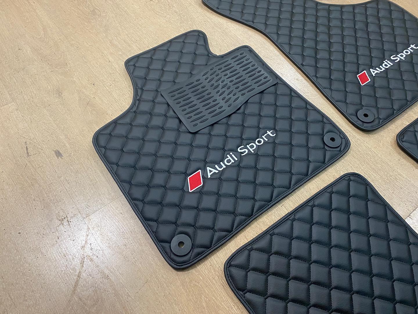 Audi Sport Car Floor Mats Set, All Audi Sport Waterproof Custom Car Mat Set