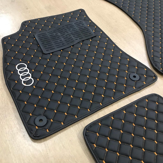 Audi Car Floor Mats Set, All Audi Models Waterproof Custom Car Mat Set