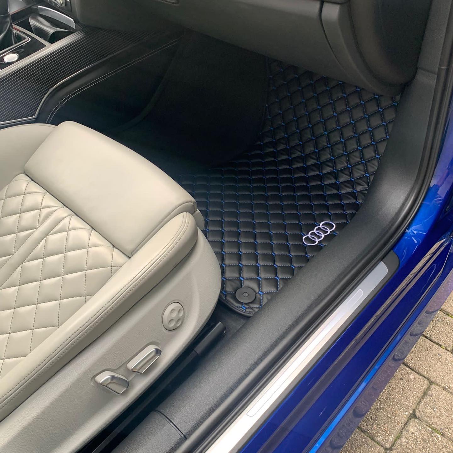 Audi 100 1983-1991 Car Floor Mats Set, All Audi Models Waterproof Custom Car Mat Set