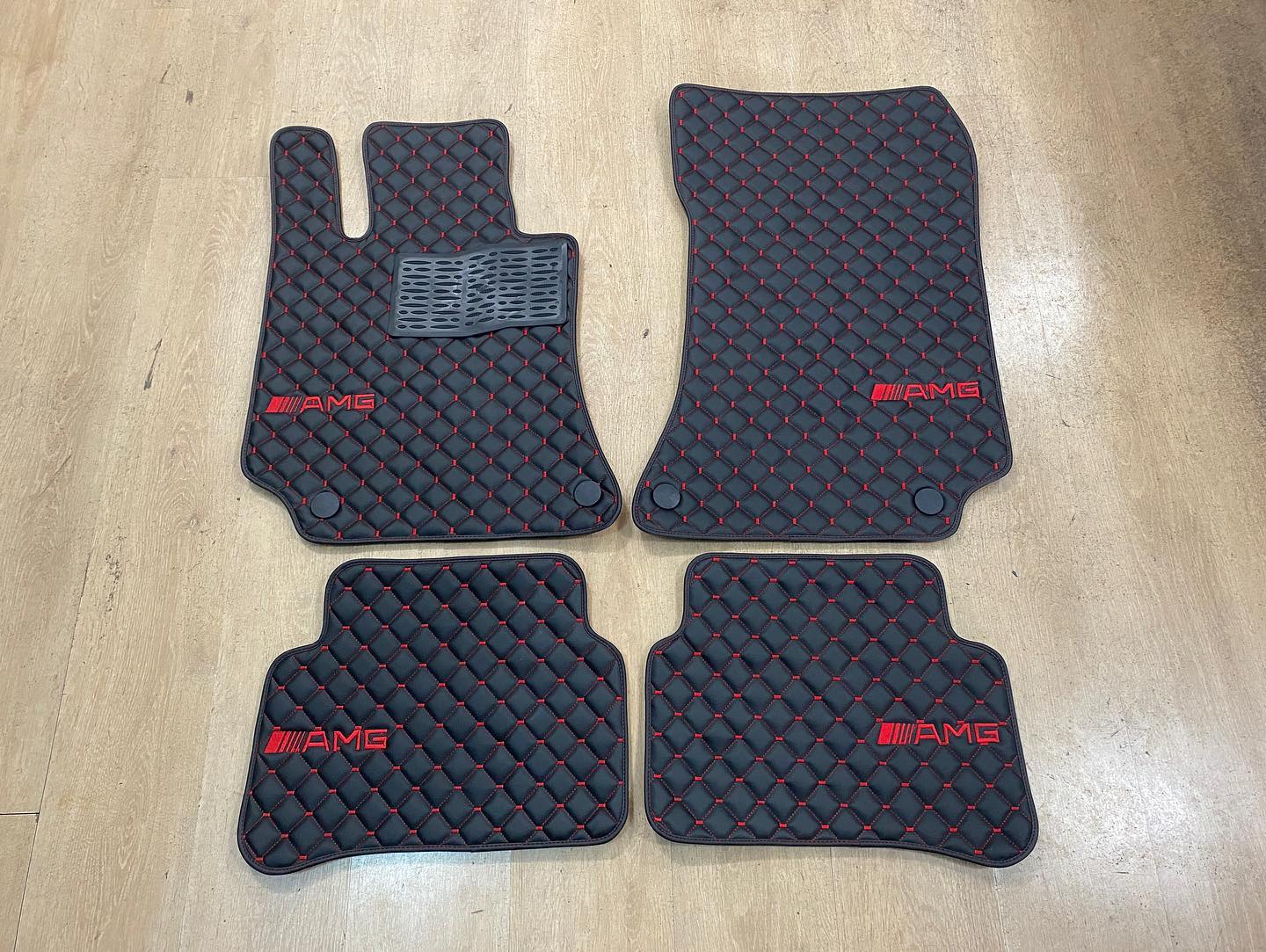 Mercedes Benz Amg Car Floor Mats Set, All Mercedes Benz - Amg  Models Waterproof Custom Car Mat Set