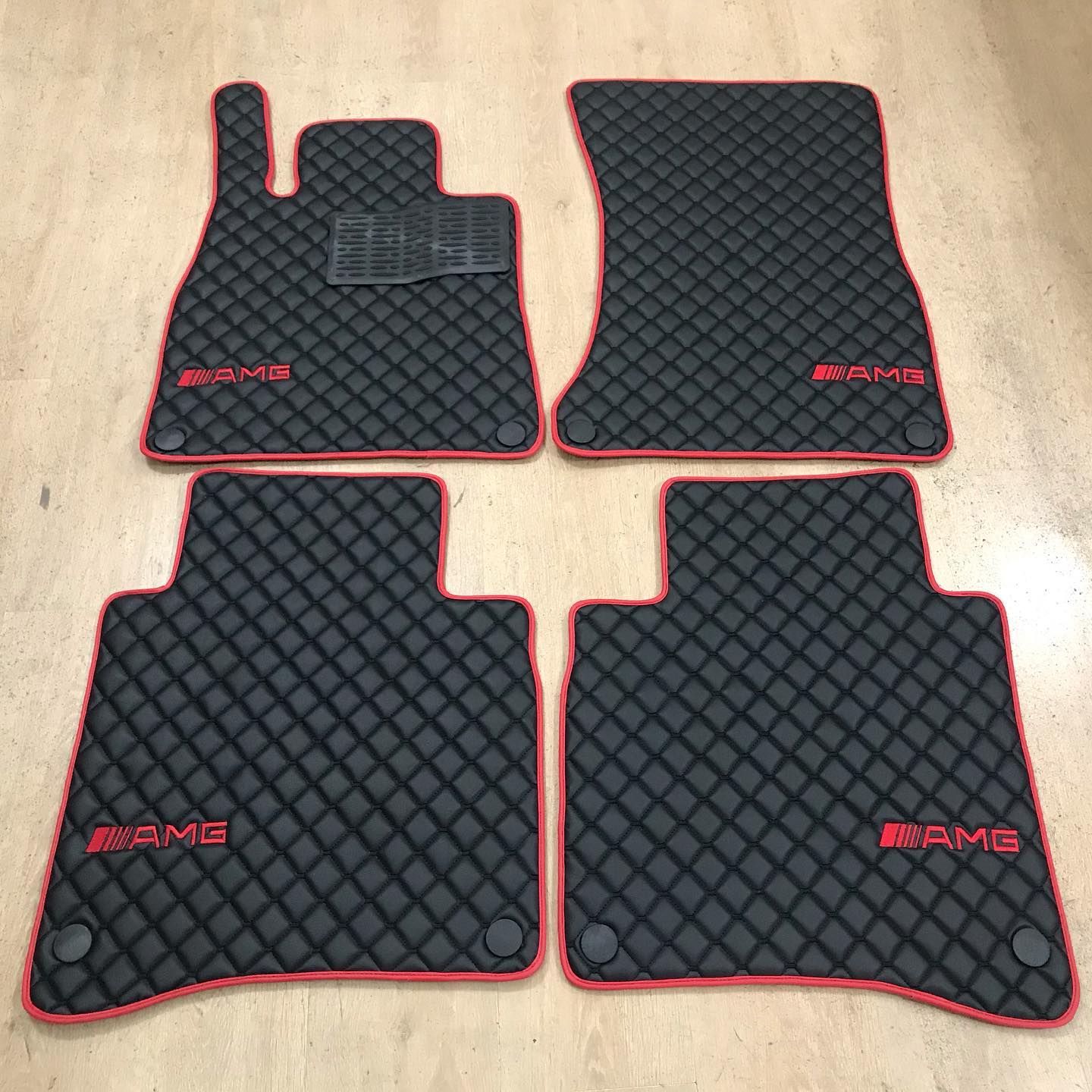 Mercedes Benz Amg Car Floor Mats Set, All Mercedes Benz - Amg  Models Waterproof Custom Car Mat Set