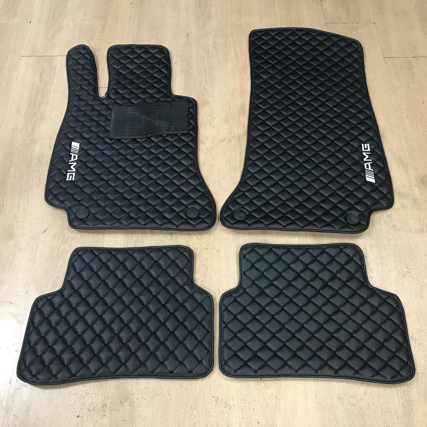 Mercedes Benz Amg Car Floor Mats Set, All Mercedes Benz - Amg  Models Waterproof Custom Car Mat Set