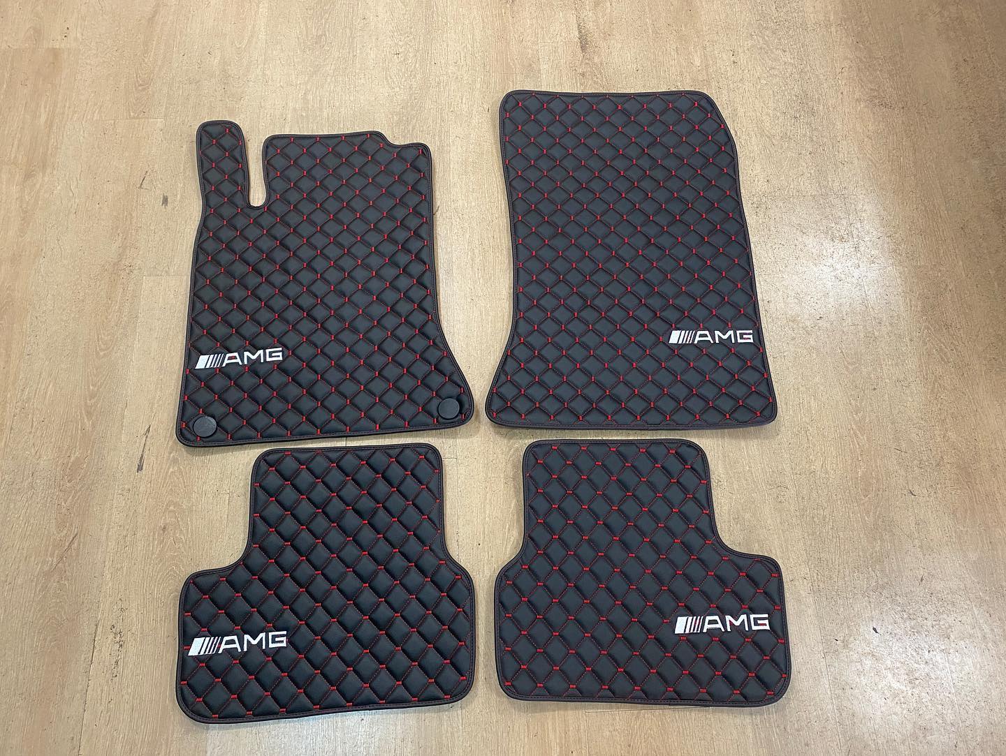 Mercedes Benz Amg Car Floor Mats Set, All Mercedes Benz - Amg  Models Waterproof Custom Car Mat Set