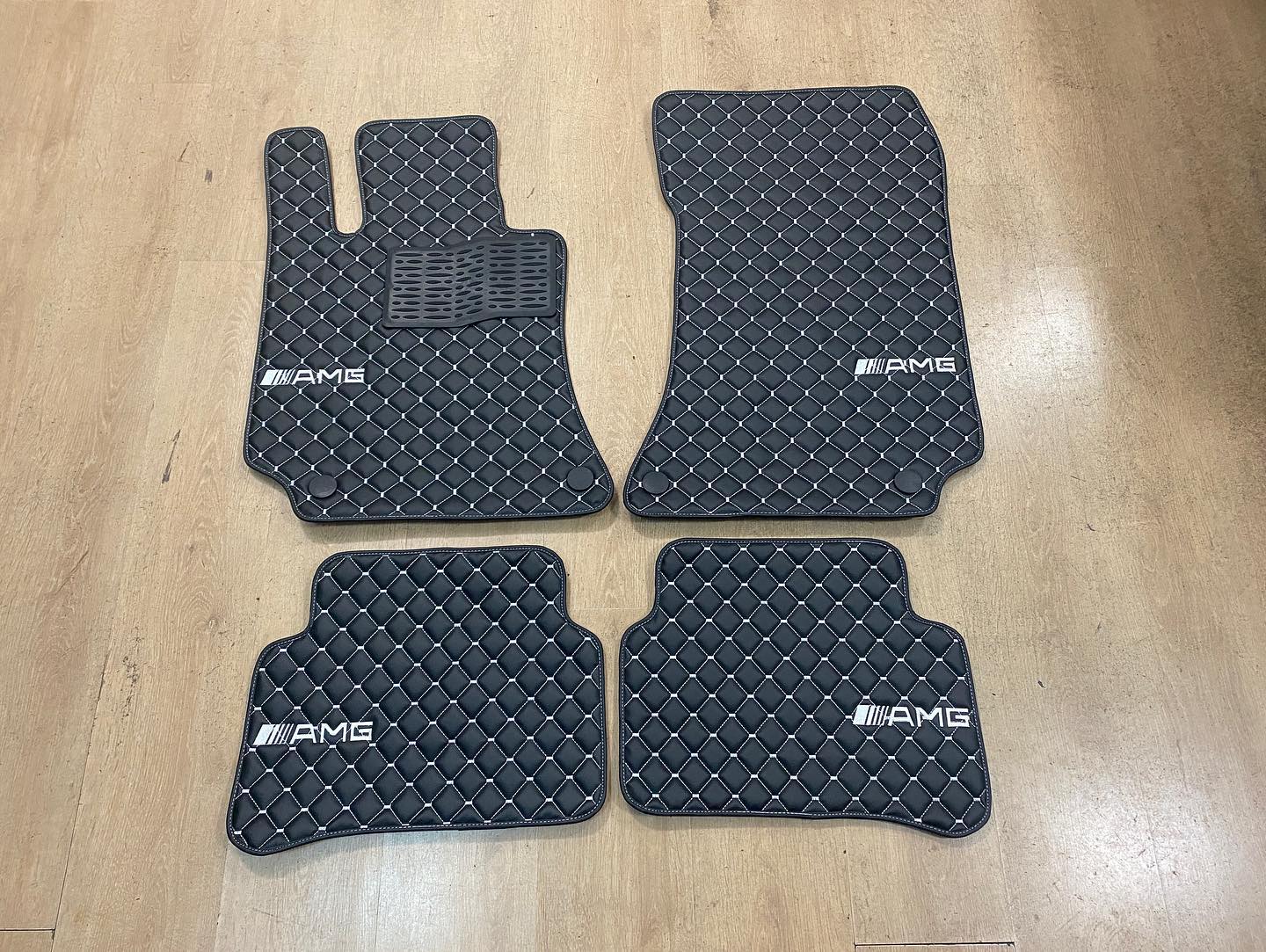 Mercedes Benz Amg Car Floor Mats Set, All Mercedes Benz - Amg  Models Waterproof Custom Car Mat Set