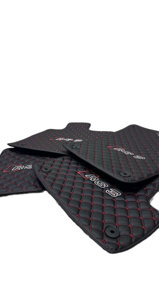 Audi Rs3 Car Floor Mats Set, All Audi Rs3 Models Waterproof Custom Car