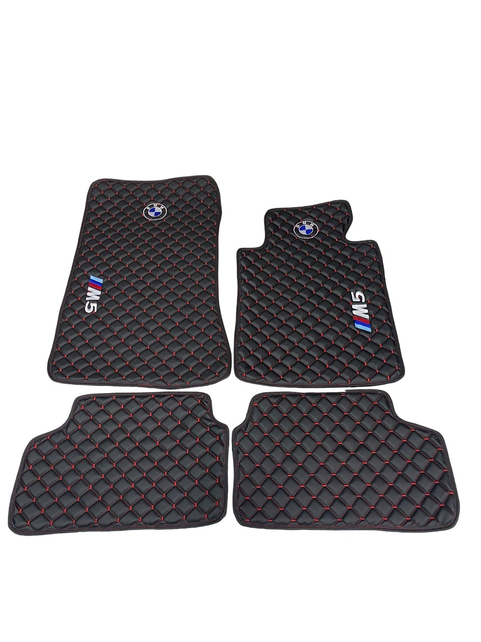 Bmw M5 Car Floor Mats Set, All Bmw M5 Models Waterproof Custom Car Bmw M5 Floor Mats Leather Front and Rear Carpet Liner