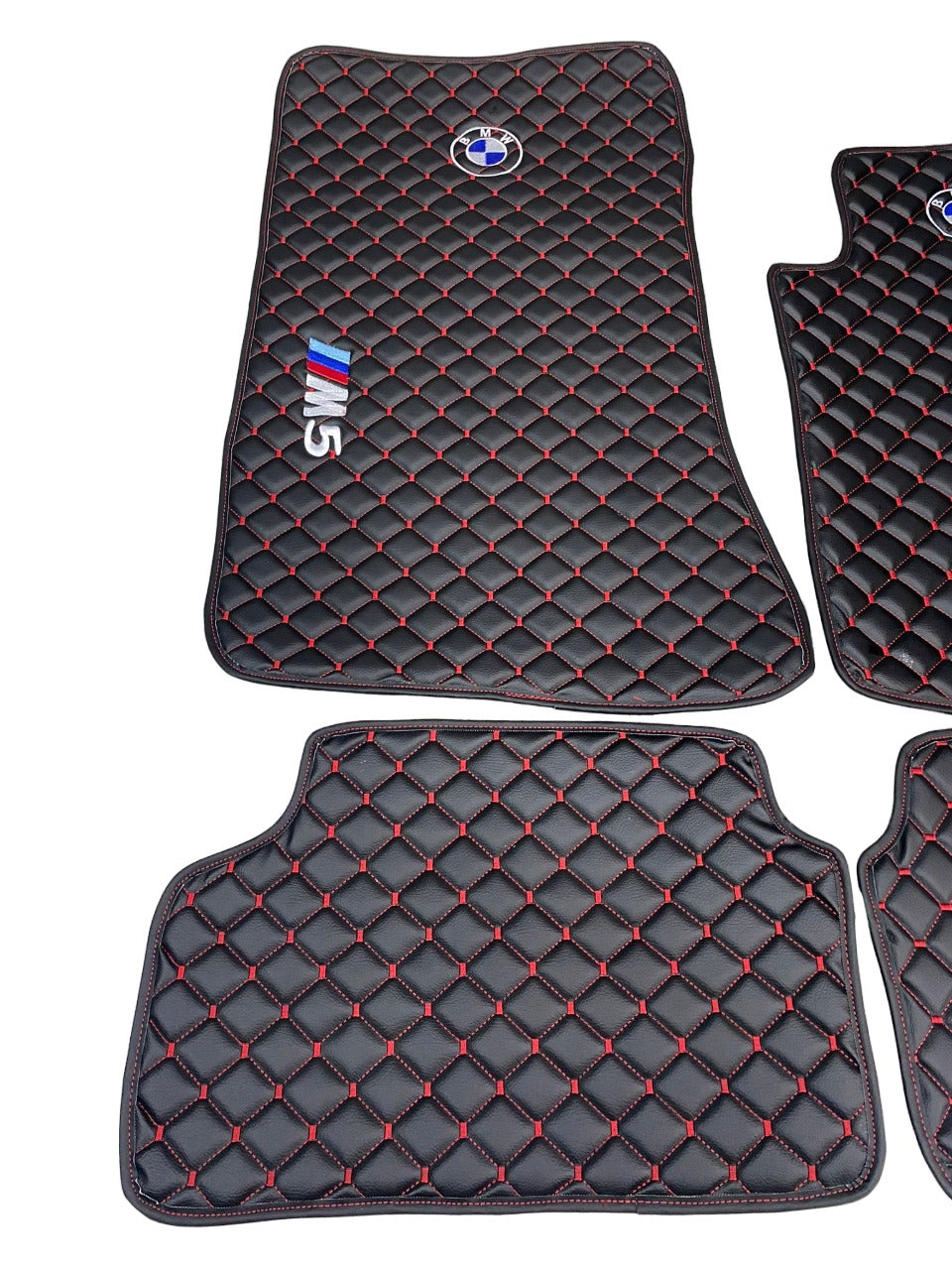 Bmw M5 Car Floor Mats Set, All Bmw M5 Models Waterproof Custom Car Bmw M5 Floor Mats Leather Front and Rear Carpet Liner