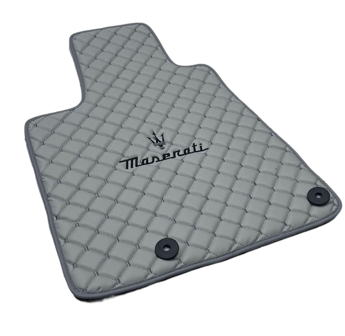 Maserati Car Floor Mats Set, All Maserati  Models Waterproof Custom Car Maserati Floor Mats Leather Front and Rear Carpet Liner