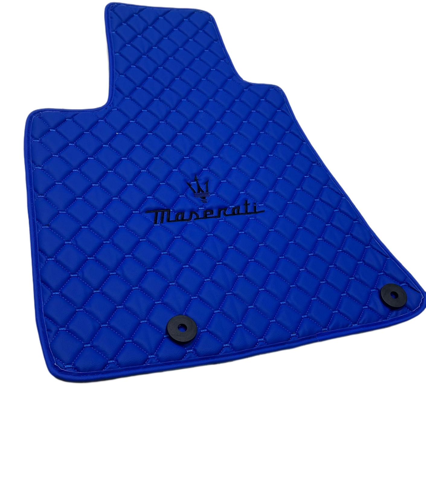 Maserati Car Floor Mats Set, All Maserati  Models Waterproof Custom Car Maserati Floor Mats Leather Front and Rear Carpet Liner