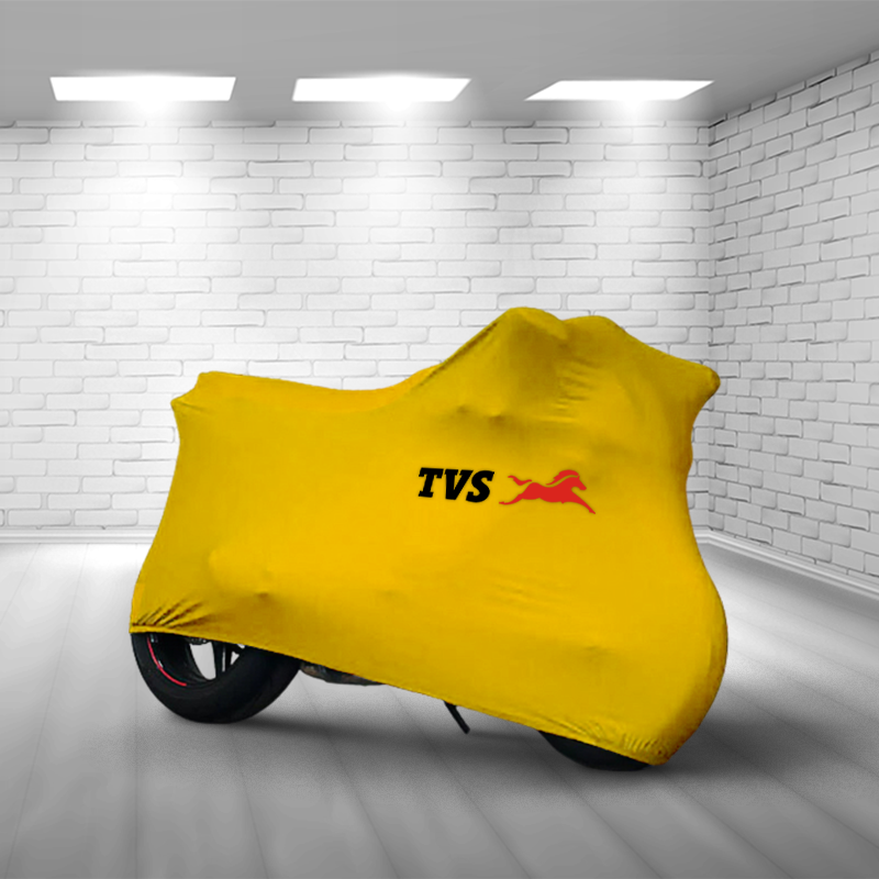 Tvs Cover Motorcycle Tvs(All Models) Indoor Motorcycle Cover, Tailor Fit