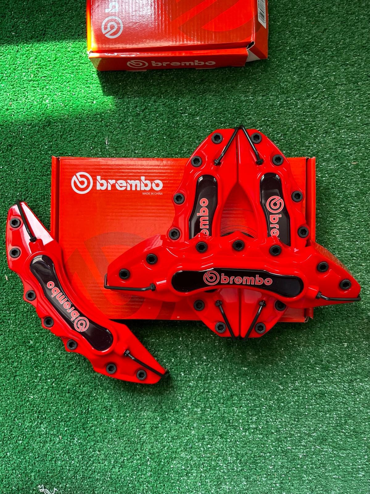 Brembo Red Brake Caliper Cover, 4x Brake Caliper Cover Front Rear Wheels, Brembo Caliper Cover, Red