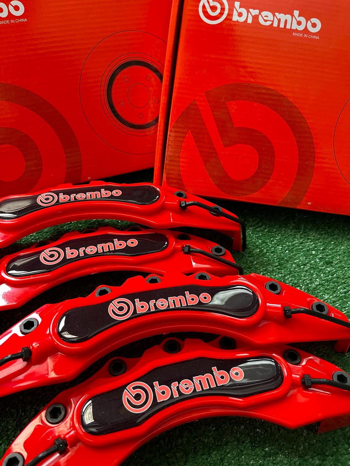 Brembo Red Brake Caliper Cover, 4x Brake Caliper Cover Front Rear Wheels, Brembo Caliper Cover, Red