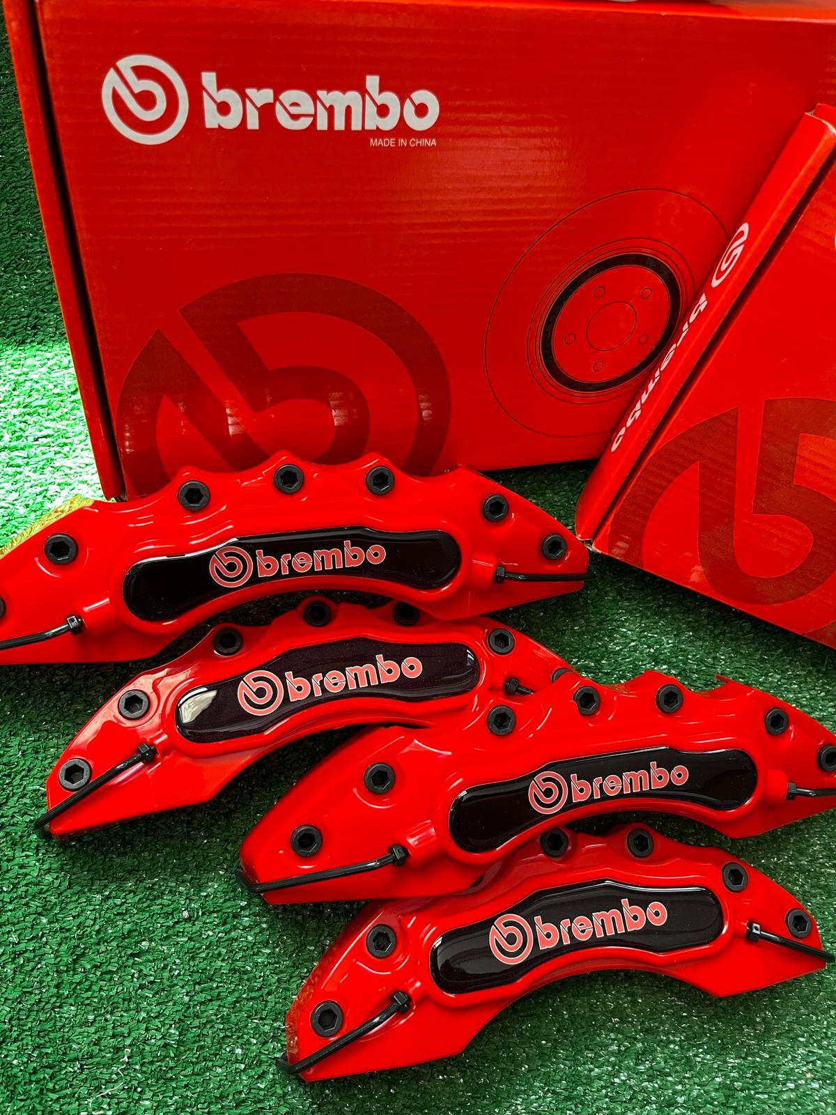 Brembo Red Brake Caliper Cover, 4x Brake Caliper Cover Front Rear Wheels, Brembo Caliper Cover, Red