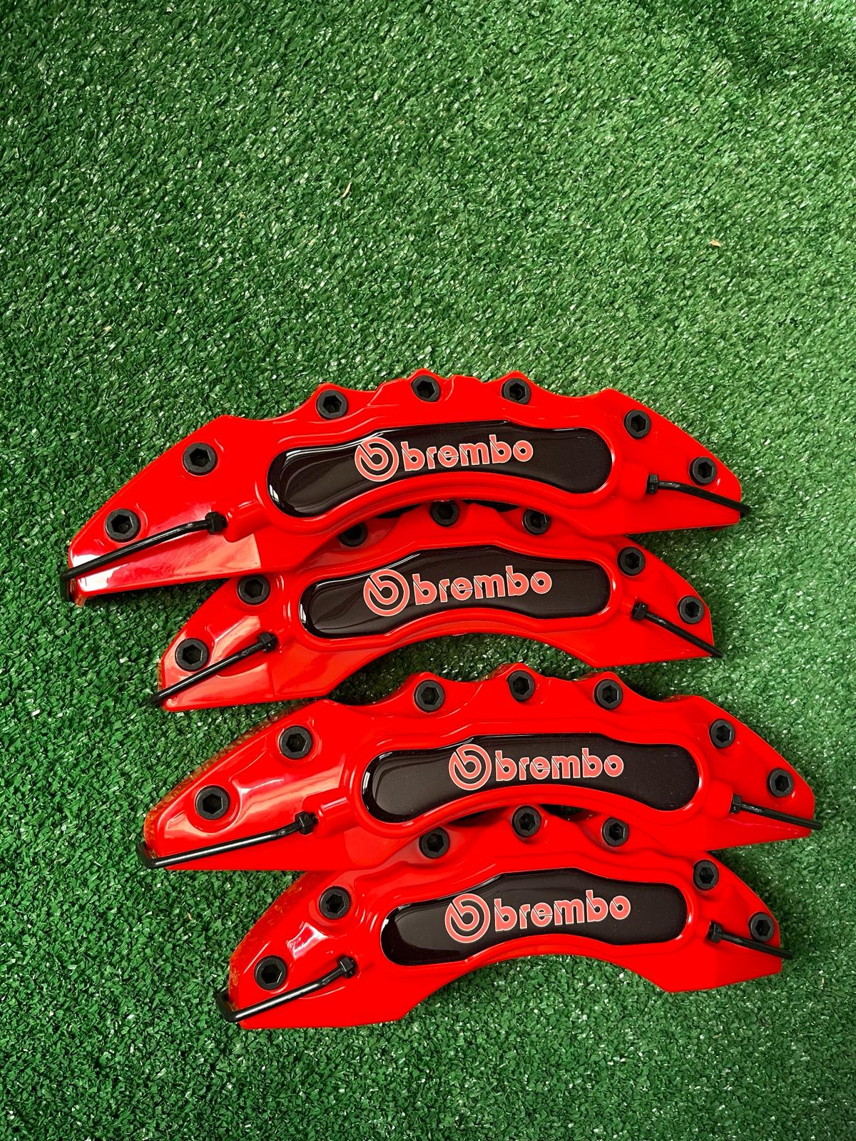 Brembo Red Brake Caliper Cover, 4x Brake Caliper Cover Front Rear Wheels, Brembo Caliper Cover, Red