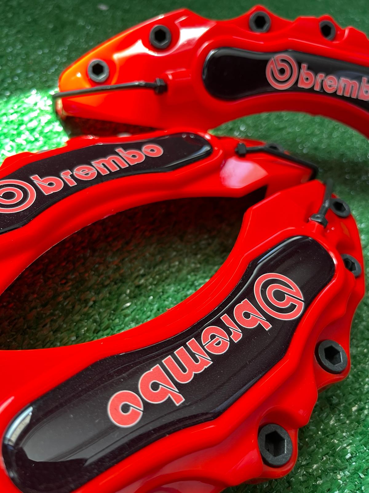 Brembo Red Brake Caliper Cover, 4x Brake Caliper Cover Front Rear Wheels, Brembo Caliper Cover, Red