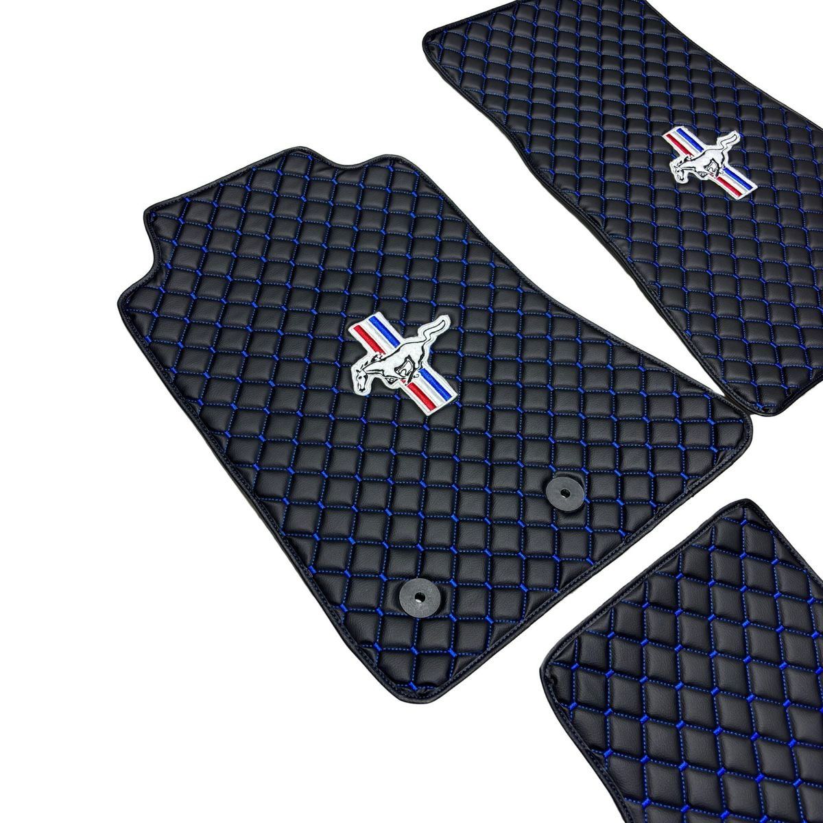 Ford Mustang Waterproof All Model Custom Ford Mustang Floor Mats, Leather, Front Rear Carpet Liner, Mustang CAR Floor Mats