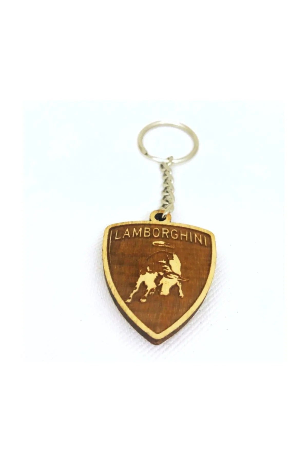 Lamborghini 2Pcs Luxury Car Neck Pillow Black, Wooden Logo Keychain, Lamborghini Car Pillow