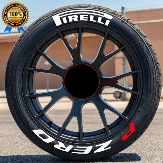 Tire Lettering Pirelli P Zero Tire Sticker