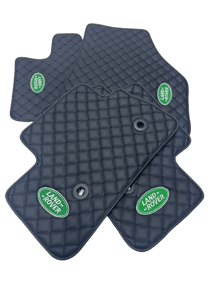 Land Rover Waterproof All Model Custom Car Land Rover Floor Mats, Leather, Front Rear Carpet Liner, Land Rover Car Floor Mats