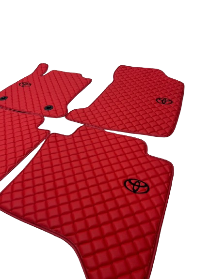 Toyota Waterproof All Model Custom Toyota Floor Mats, Leather, Front Rear Carpet Liner, Toyota Car Floor Mats