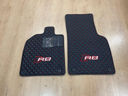 Audi R8 Waterproof All Model Custom R8 Floor Mats,Leather, Front Rear Carpet Liner, Audi R8 car Floor Mats