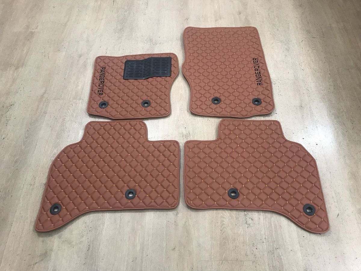 Range Rover Waterproof all Model Custom Range Rover Floor Mats, Leather, Front Rear Carpet Liner, Range Rover car Floor Mats