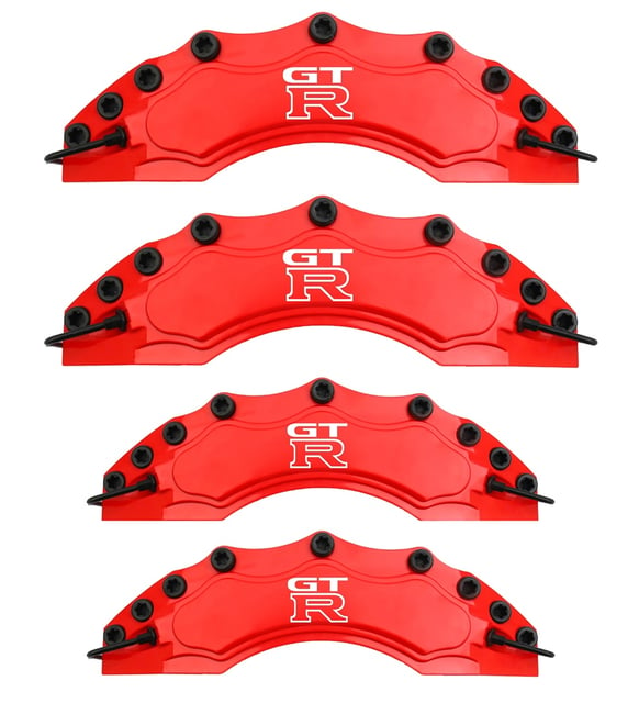 Gtr Brake Caliper Cover, 4x Brake Caliper Cover Front Rear Wheels, Gt-r Caliper Cover