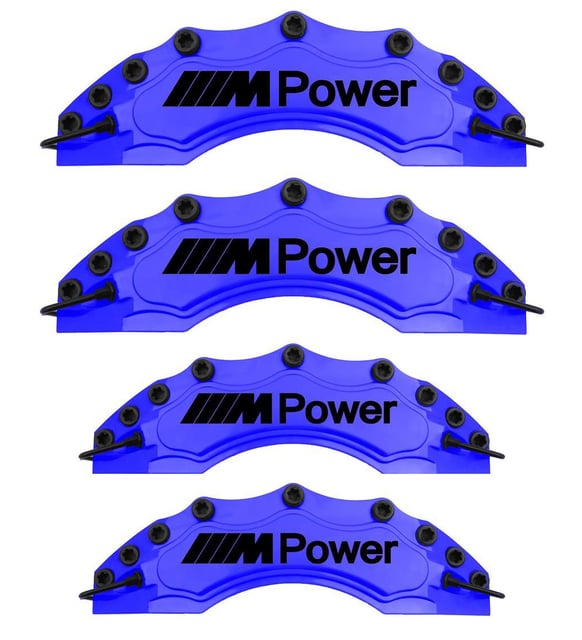 M Power Brake Caliper Cover, 4x Brake Caliper Cover Front Rear Wheels, M3 Caliper Cover