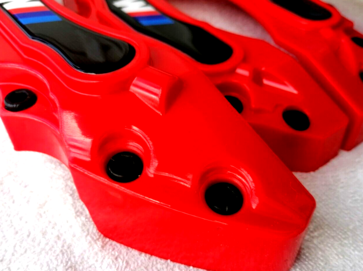 M3 4x Brake Caliper Covers, M3 Brake Caliper Cover Red, Bmw M3 Brake Caliper Cover