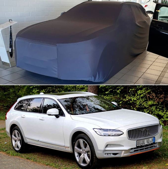 Volvo indoor car cover, elastic and stretch